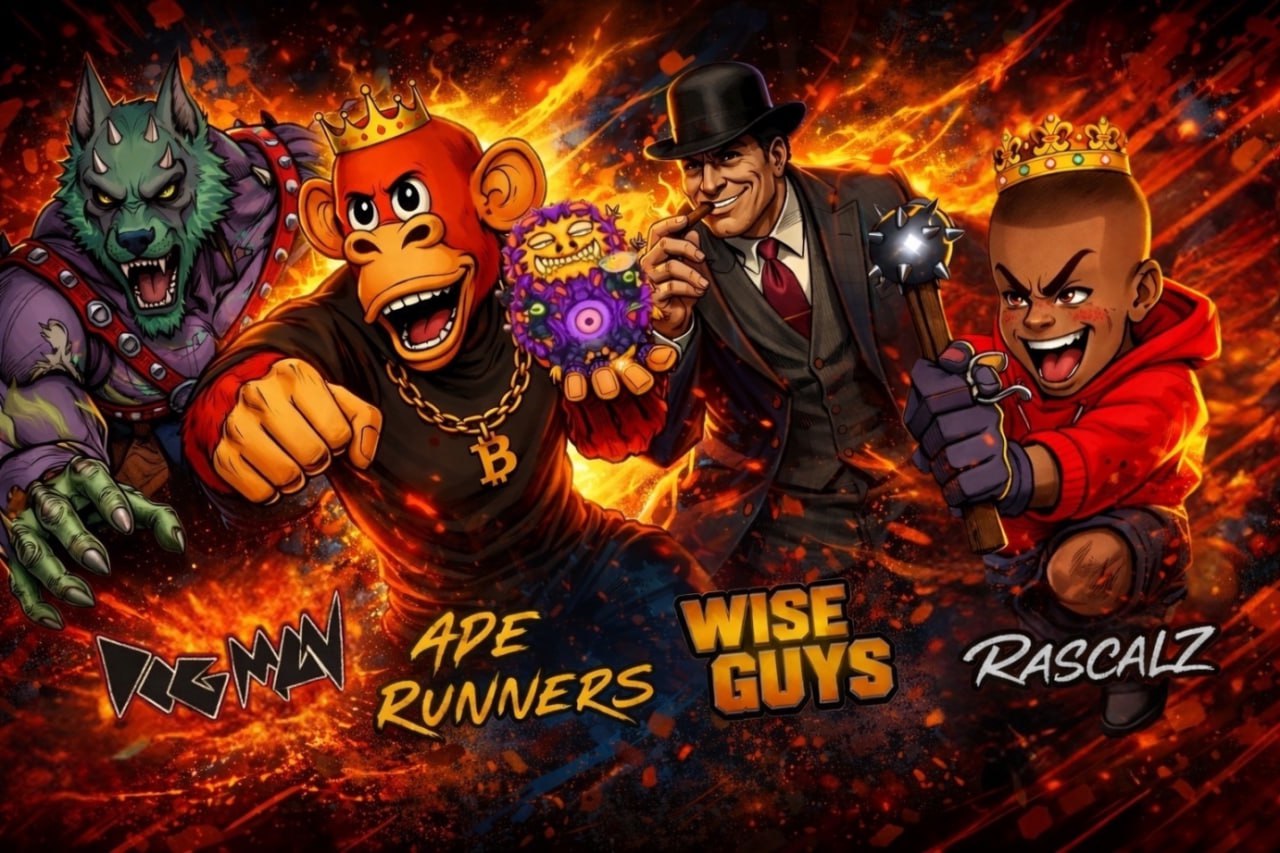 Ape Runners Ecosystem — Dogman, Ape Runners, Wise Guys, Rascalz